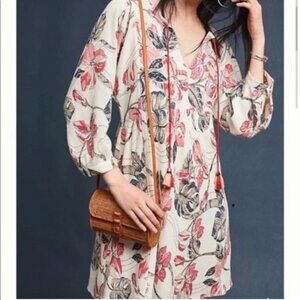 Vanessa Virginia by Anthropologie Floral Mini Dress - Sz SP